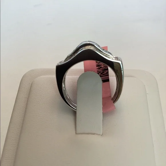 14k TSAVORITE & DIAMOND UNISEX RING - Picture 3 of 8